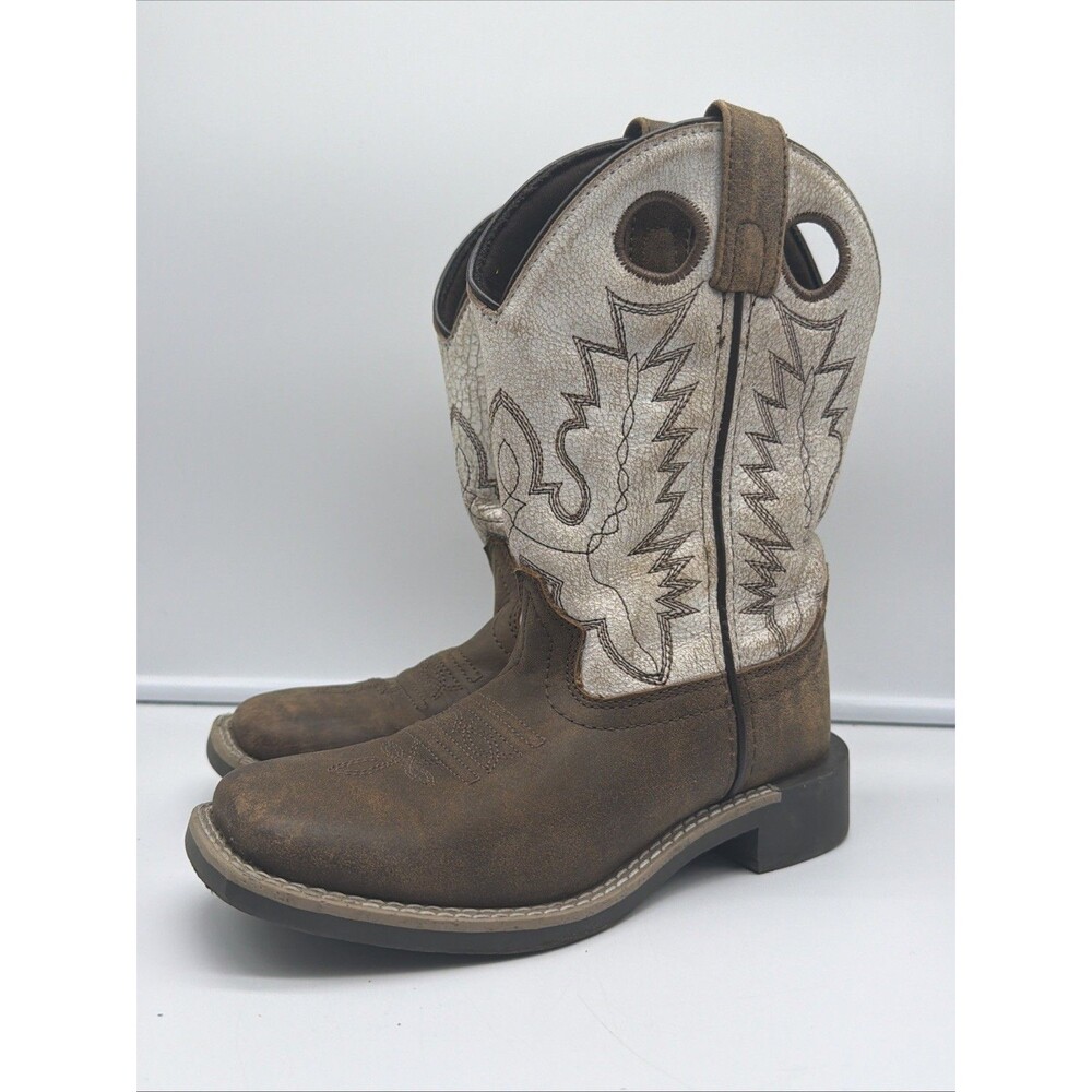 Cody James 7" Western Boot Brown Square Toe Kids Size 13 D Style 43108